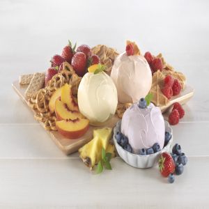 Fruit Dip Cheese Ball Trio